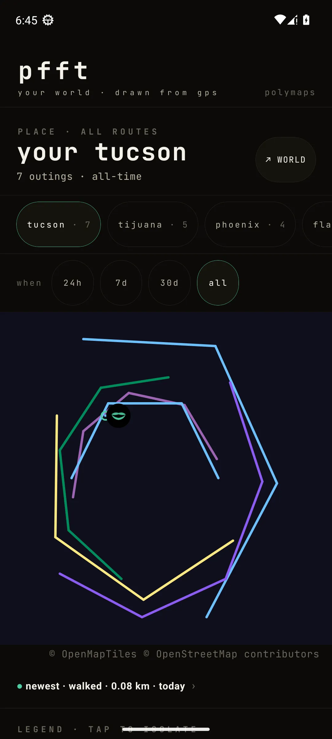 PolyMaps: every route overlaid